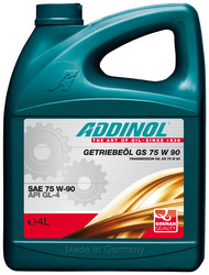 Купить трансмиссионное масло Addinol Трансмиссионное масло Getriebeol GS SAE 75W-90 (4л),  в интернет-магазине в Нижневартовске
